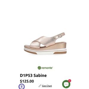 Remonte Wedge Sandals Size 41